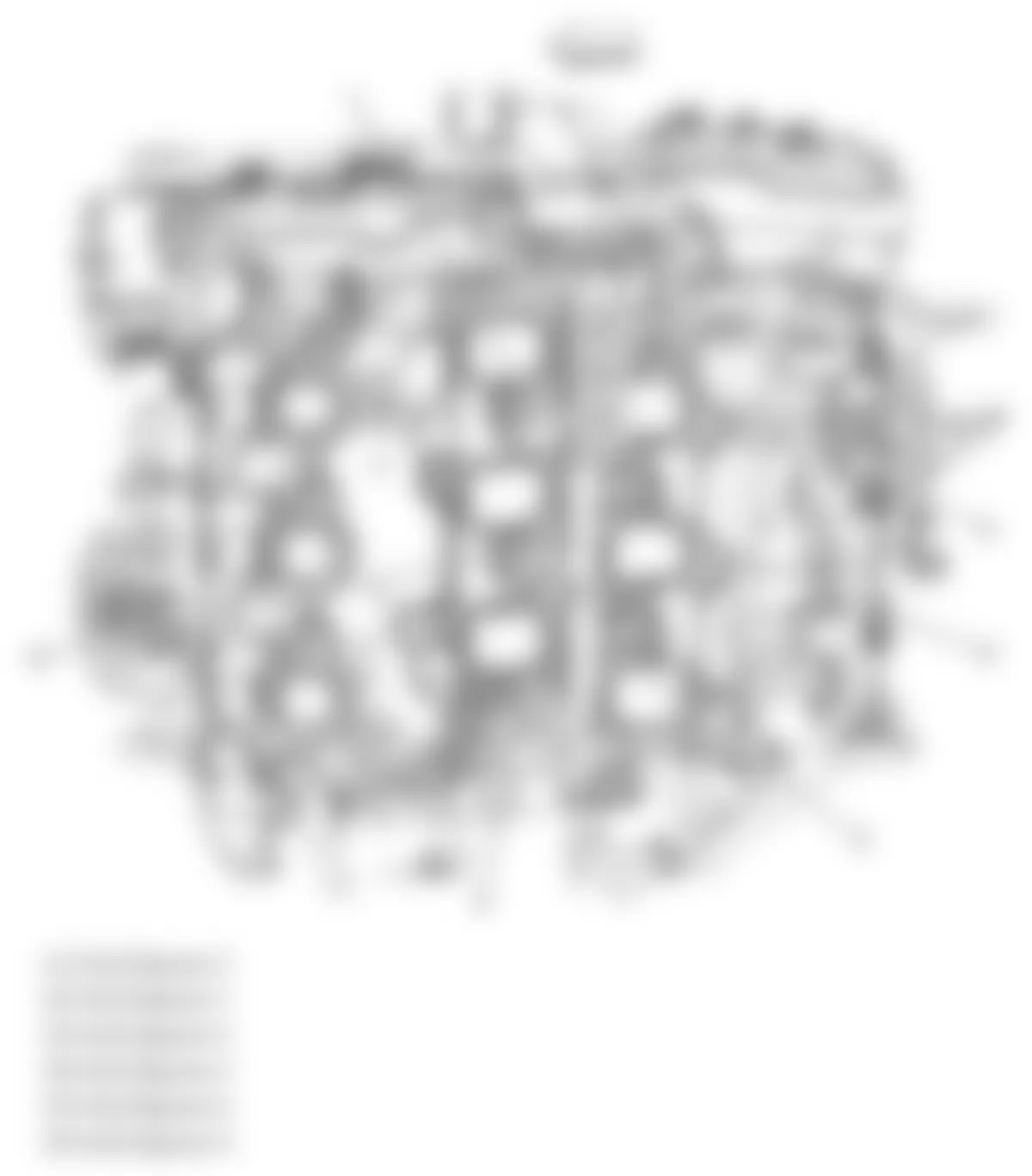 Chevrolet Malibu LS 2009 - Component Locations -  Top Of Engine (3.6L)
