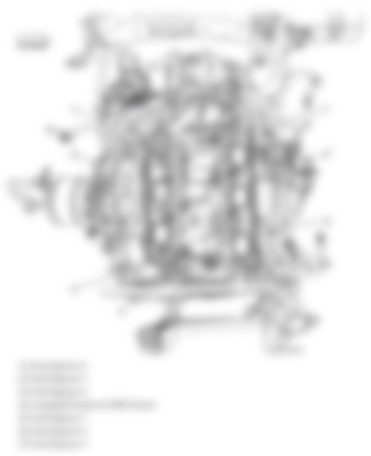Chevrolet Malibu LS 2009 - Component Locations -  Top Of Engine (3.5L)