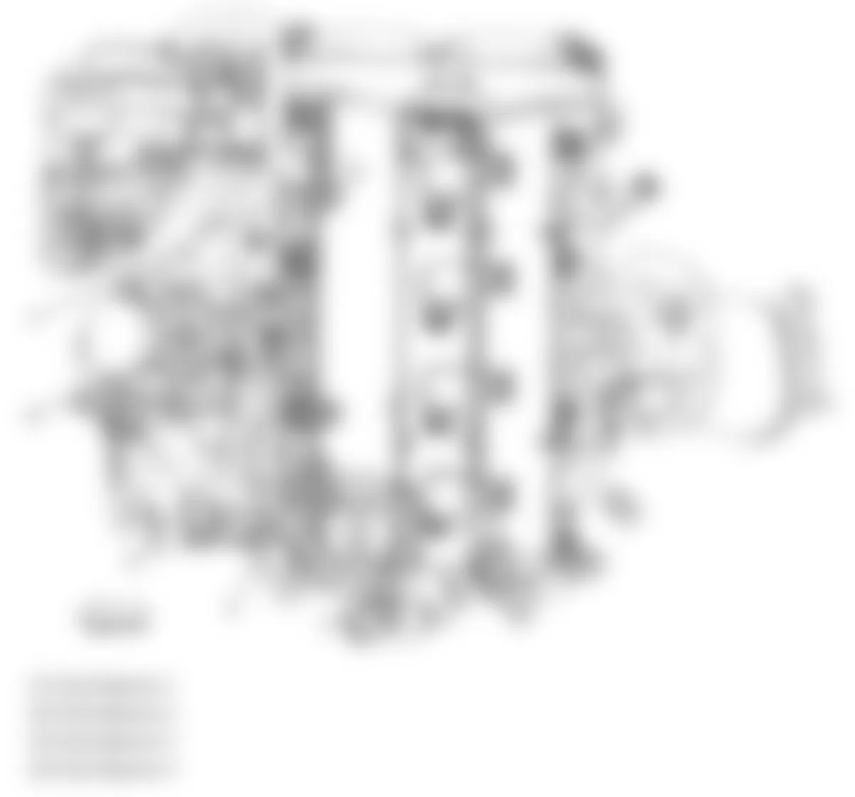 Chevrolet Malibu LS 2009 - Component Locations -  Top Of Engine (2.4L)
