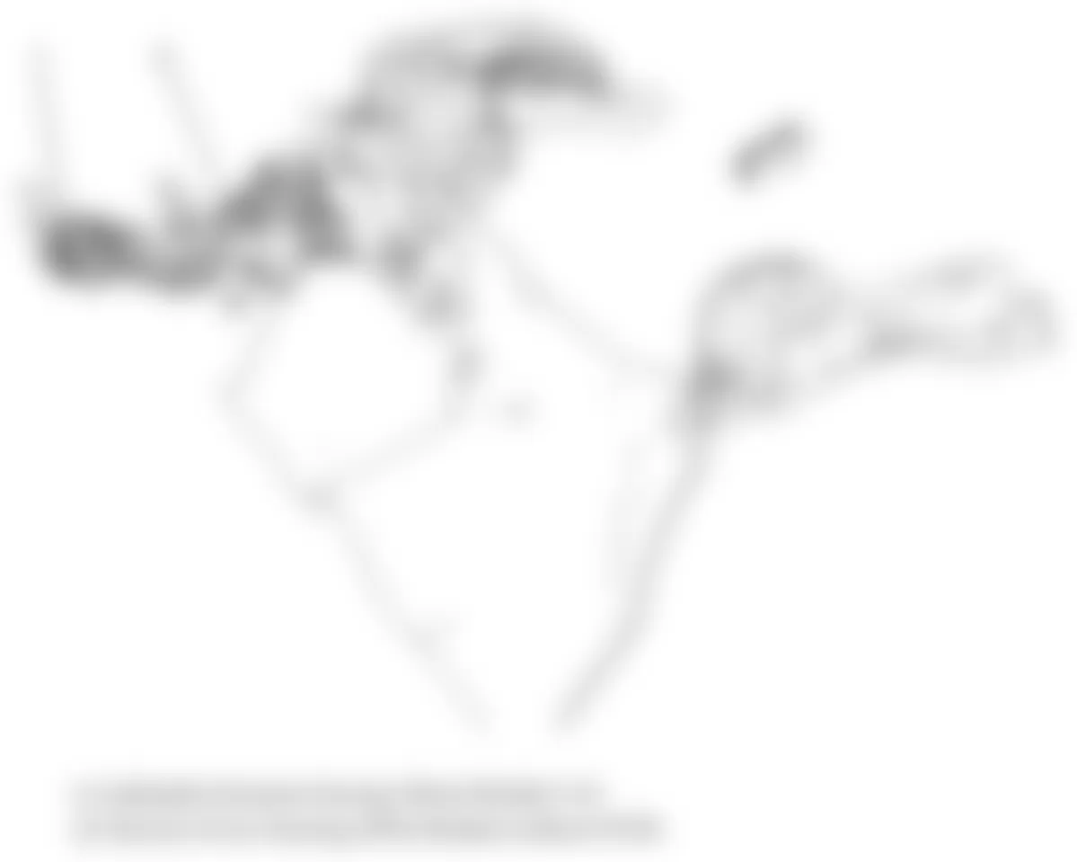 Chevrolet Malibu LS 2009 - Component Locations -  Steering Column