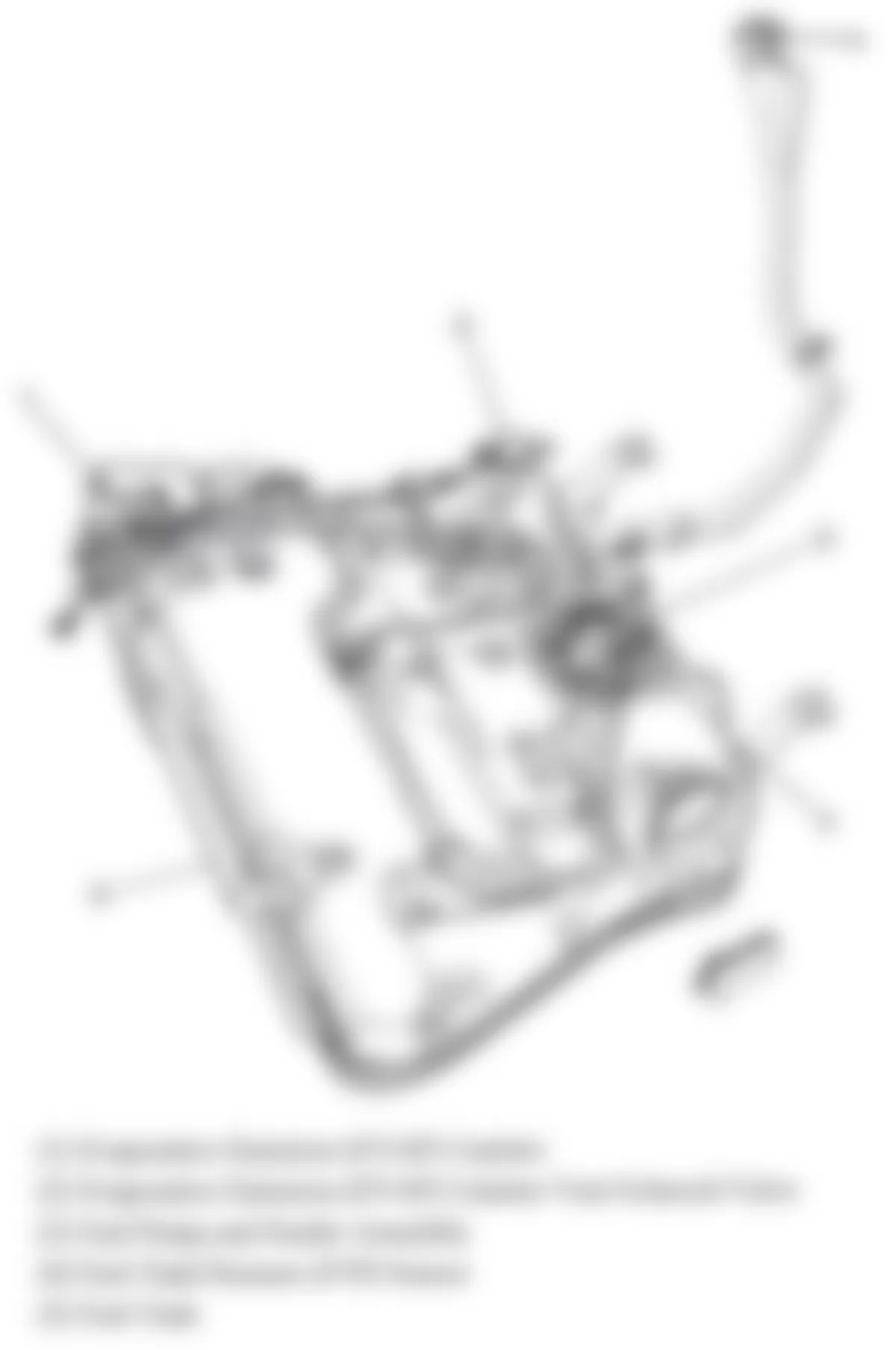 Chevrolet Malibu LS 2009 - Component Locations -  Fuel Tank