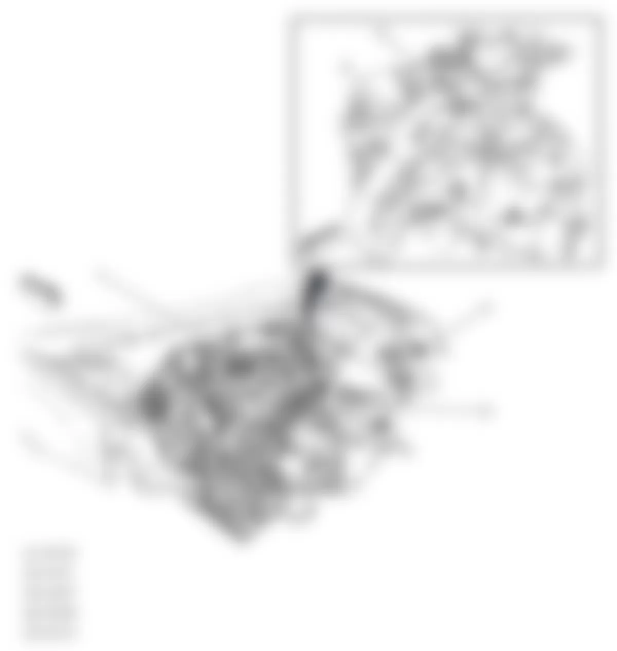 Chevrolet Malibu LS 2009 - Component Locations -  Engine (3.6L)