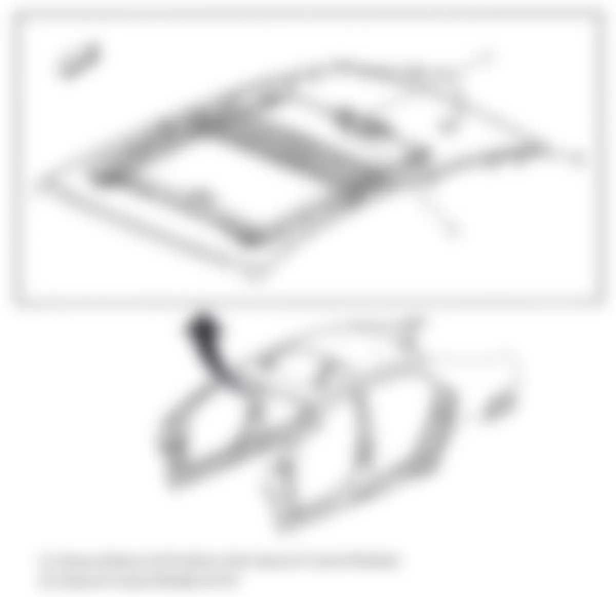 Chevrolet Malibu LS 2009 - Component Locations -  Sunroof