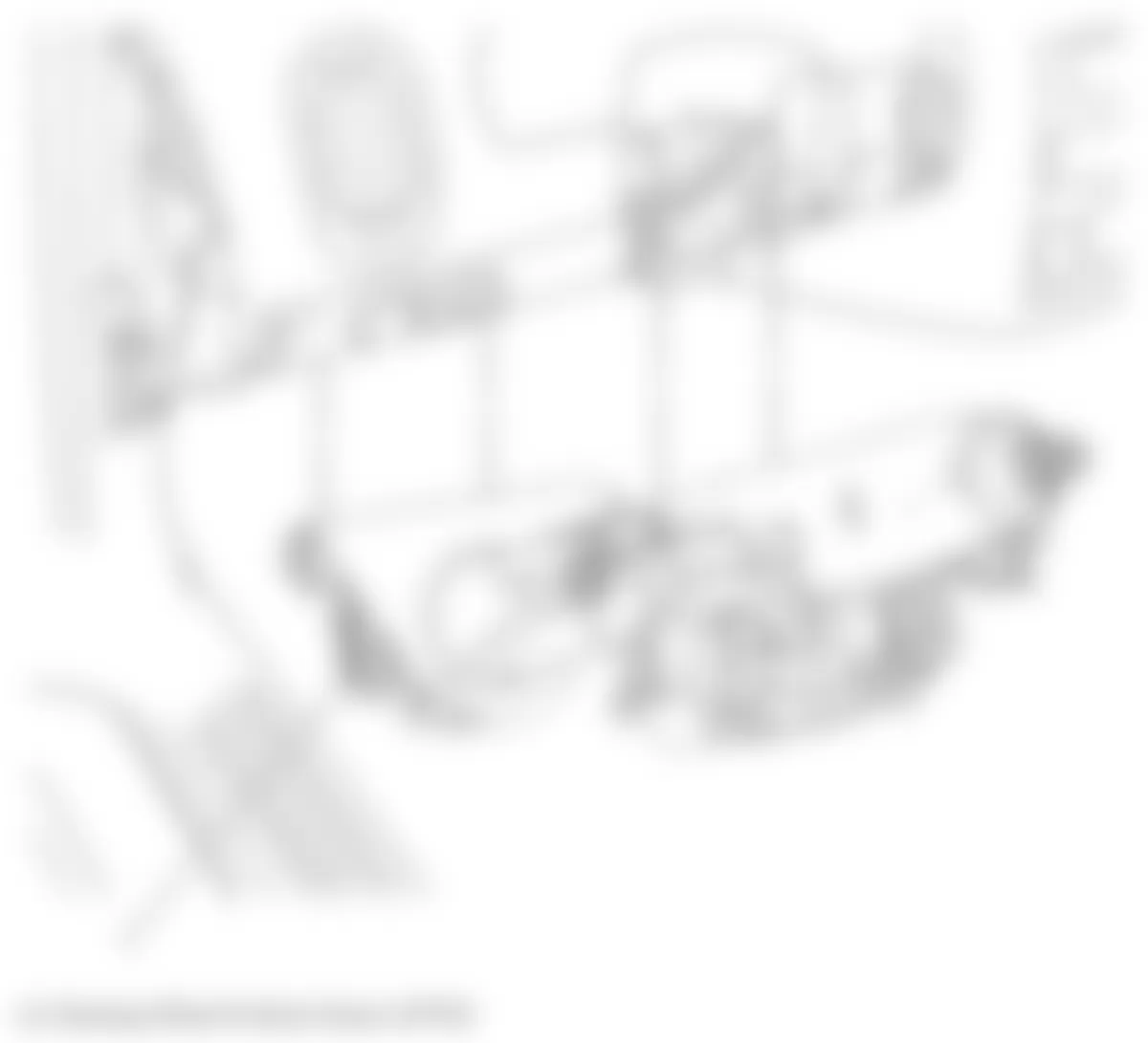 Chevrolet Malibu LS 2009 - Component Locations -  Steering Column