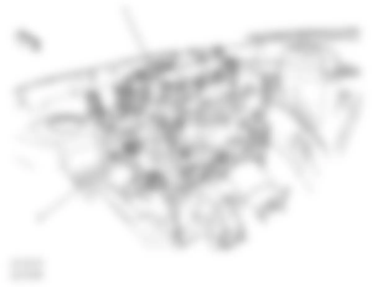 Chevrolet Malibu LS 2009 - Component Locations -  Engine Compartment (2.4L BAS)