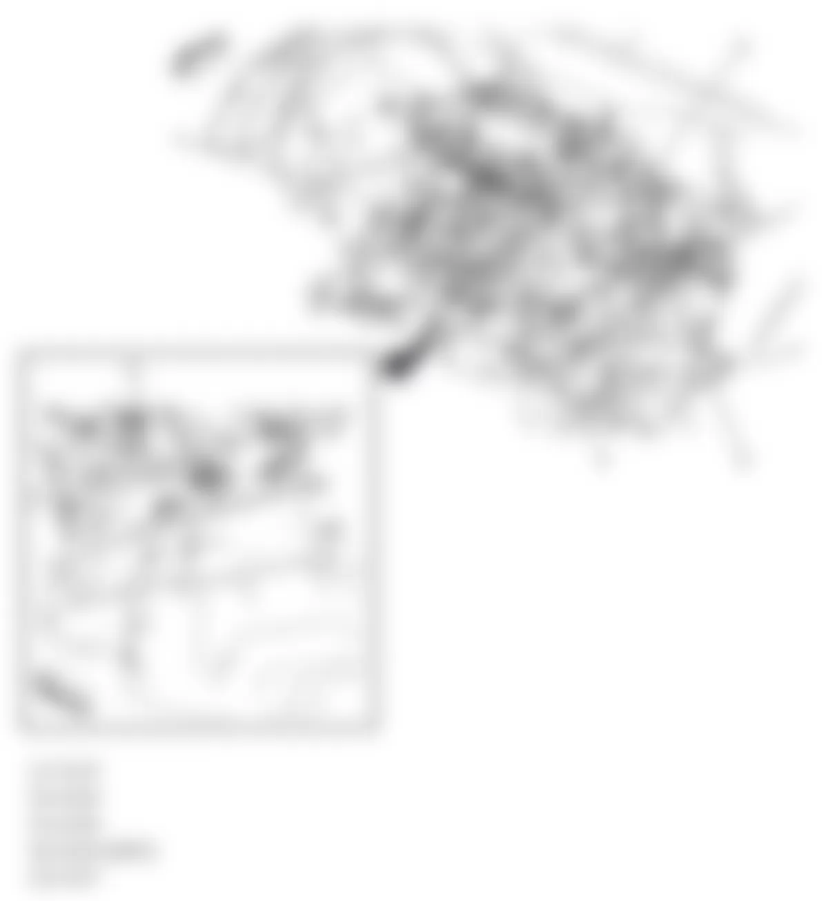 Chevrolet Malibu LS 2009 - Component Locations -  Engine (2.4L HO)