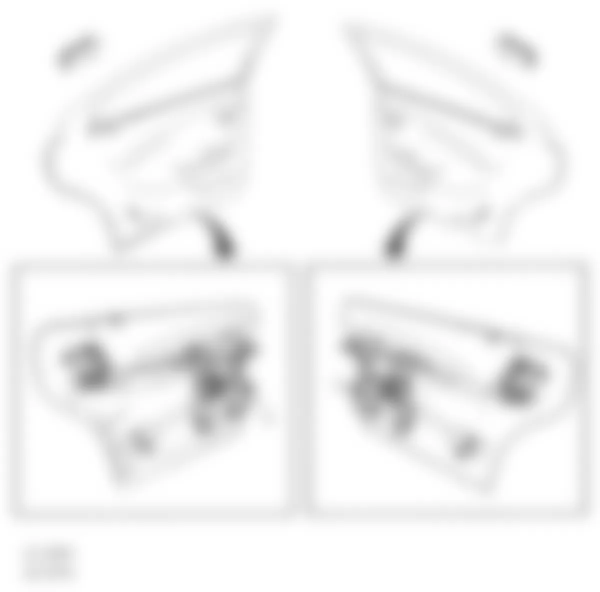 Chevrolet Malibu LS 2009 - Component Locations -  Rear Doors