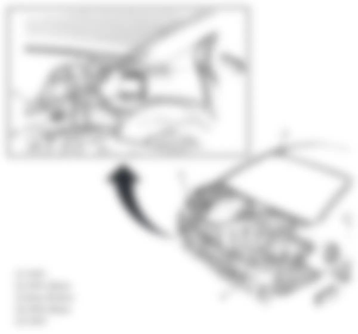 Chevrolet Malibu LS 2009 - Component Locations -  Trunk