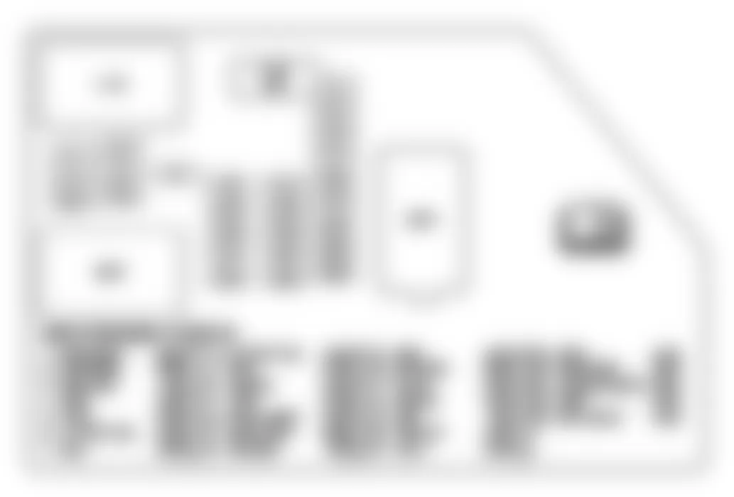 Chevrolet Silverado 1500 2009 - Component Locations -  Identifying Left Instrument Panel Fuse Block Components