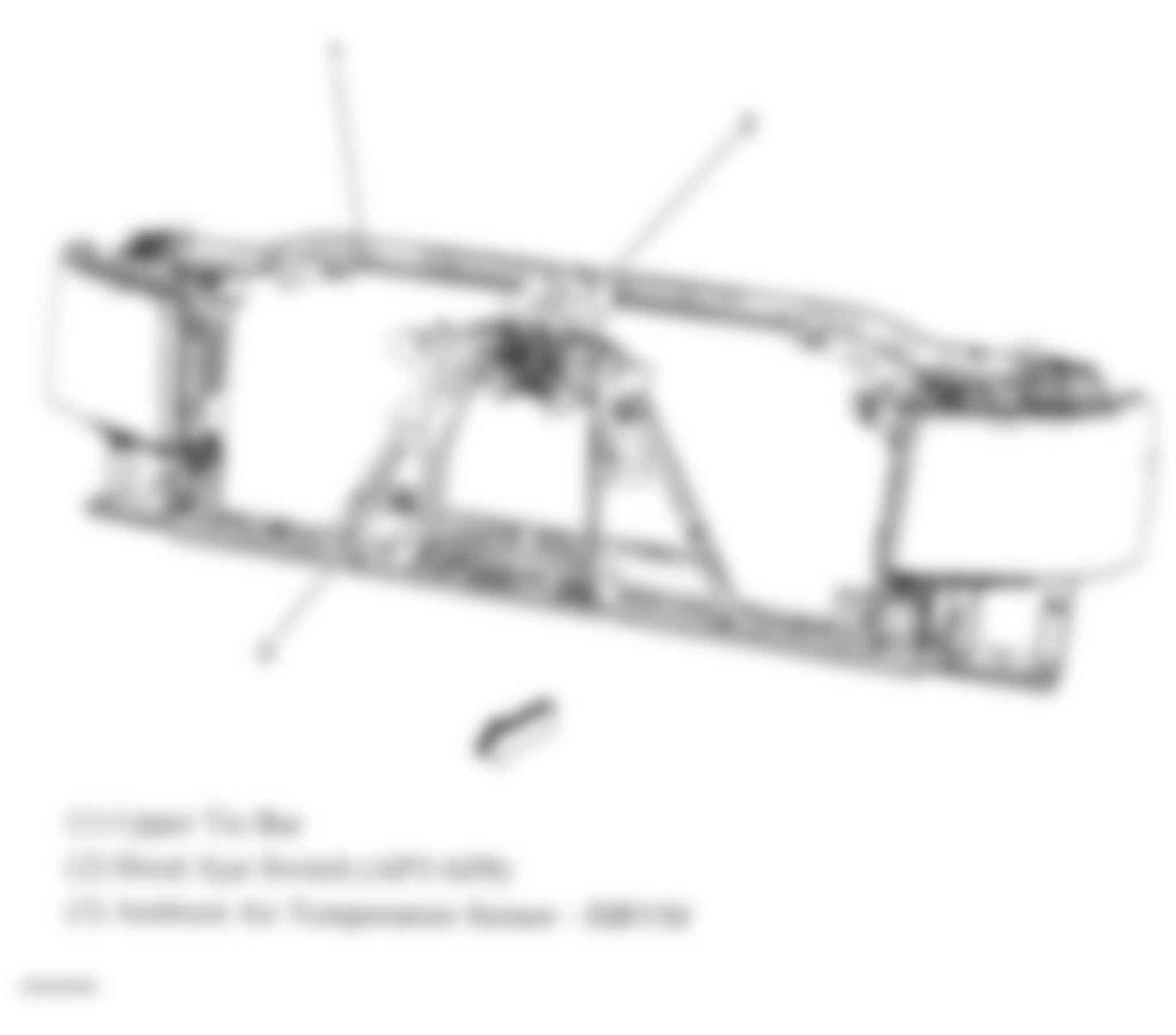 Chevrolet Silverado 3500 HD 2009 - Component Locations -  Front Of Vehicle