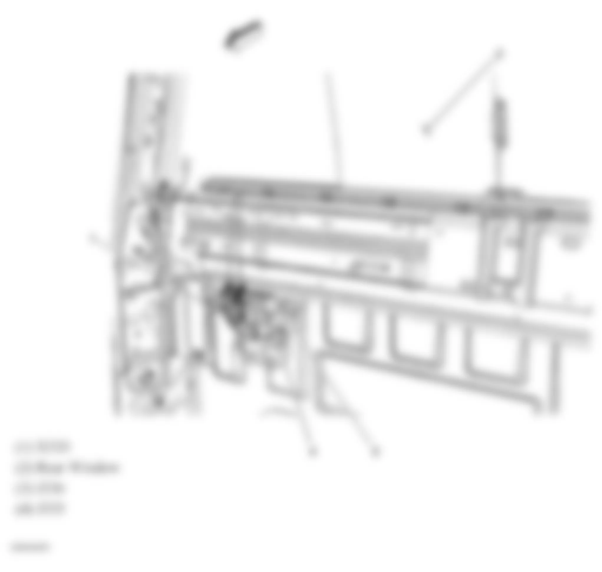 Chevrolet Silverado 3500 HD 2009 - Component Locations -  Right Rear Of Passenger Compartment