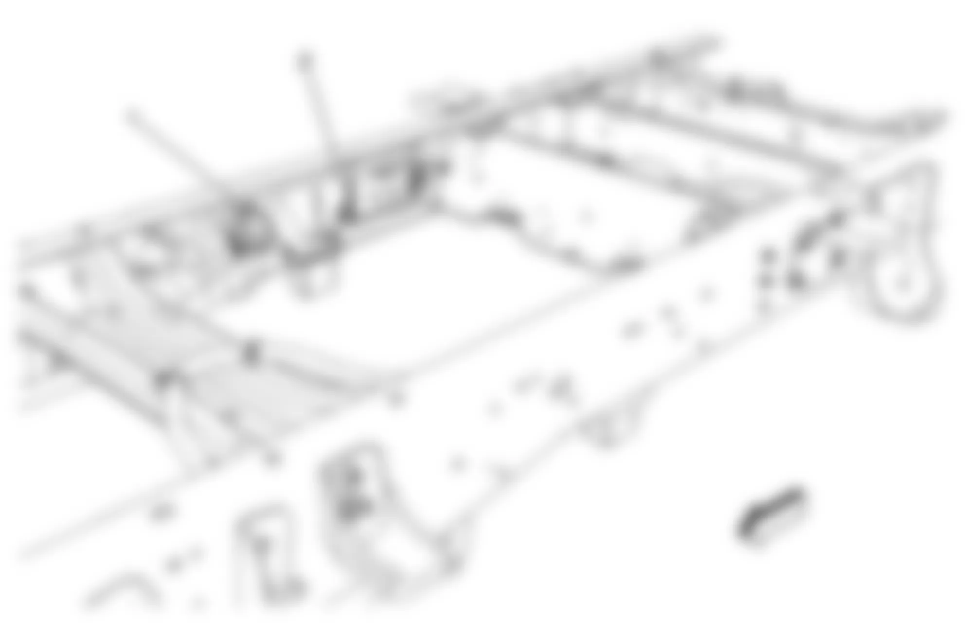 Chevrolet Silverado 3500 HD 2009 - Component Locations -  Left Rear Frame & Underbody (31 Series)