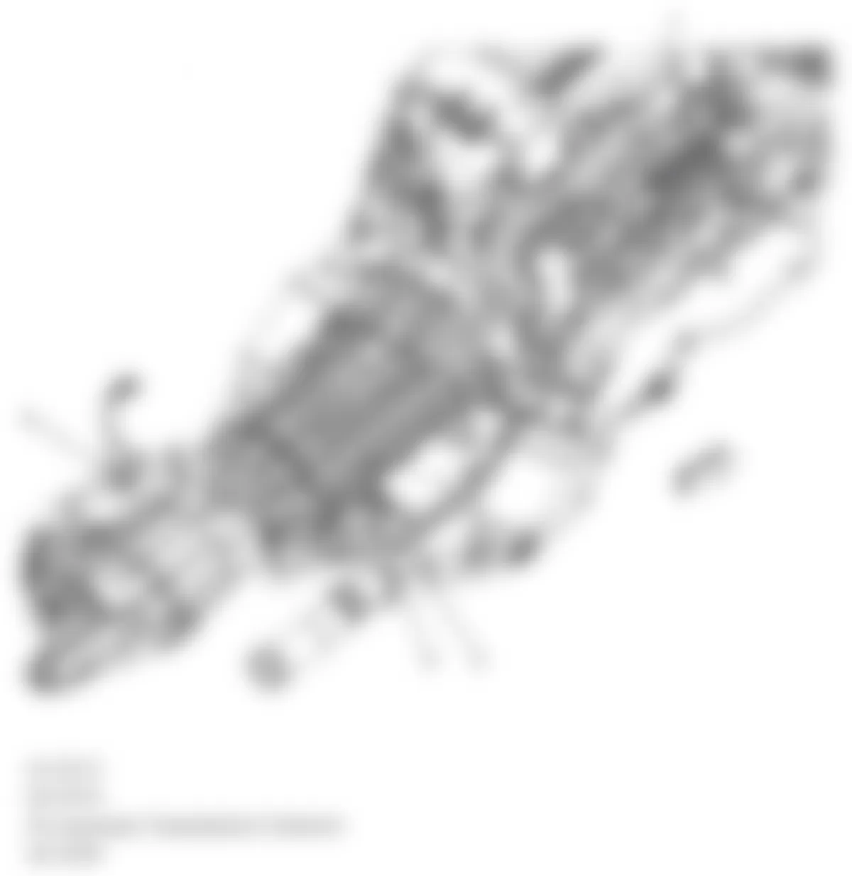 Chevrolet Silverado 3500 HD 2009 - Component Locations -  Transmission (Hybrid)