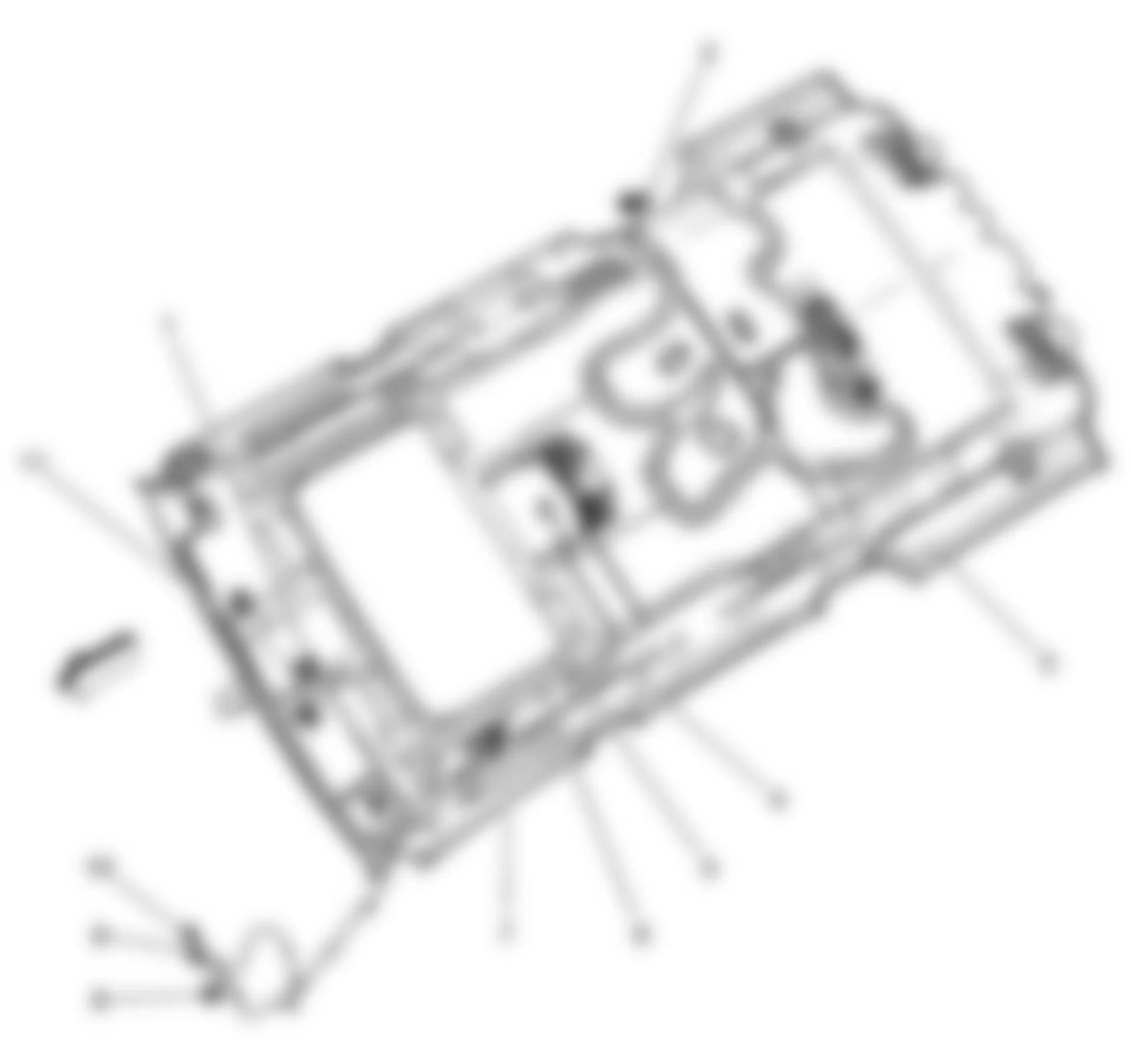 Chevrolet Suburban C1500 2009 - Component Locations -  Roof (Short Wheel Base)