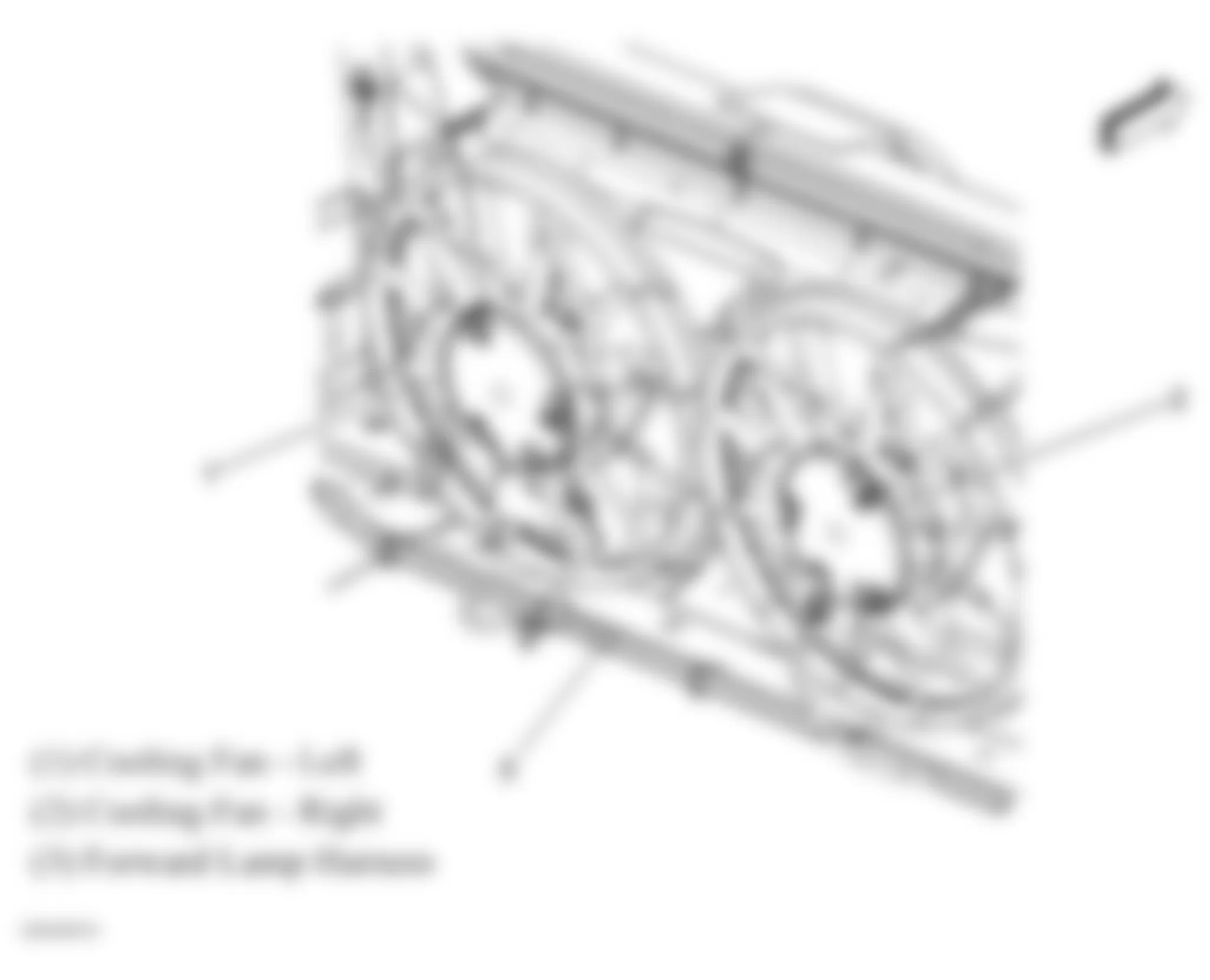 Chevrolet Suburban K1500 2009 - Component Locations -  Front Of Engine Compartment