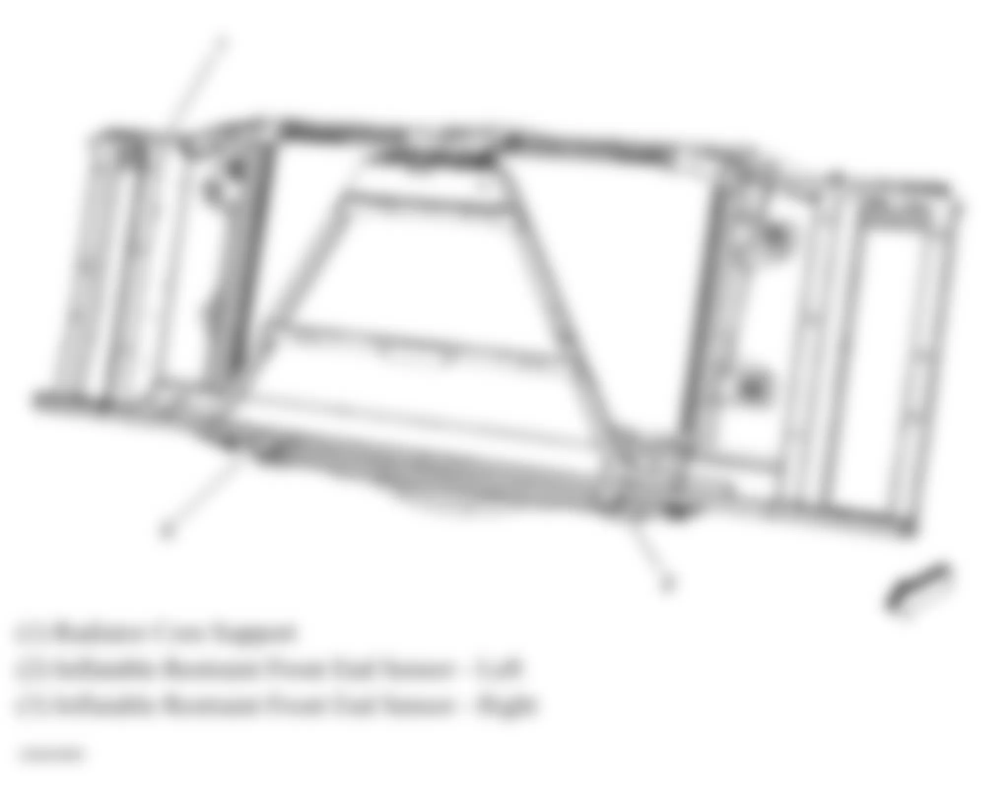 Chevrolet Suburban K1500 2009 - Component Locations -  Front Of Engine Compartment