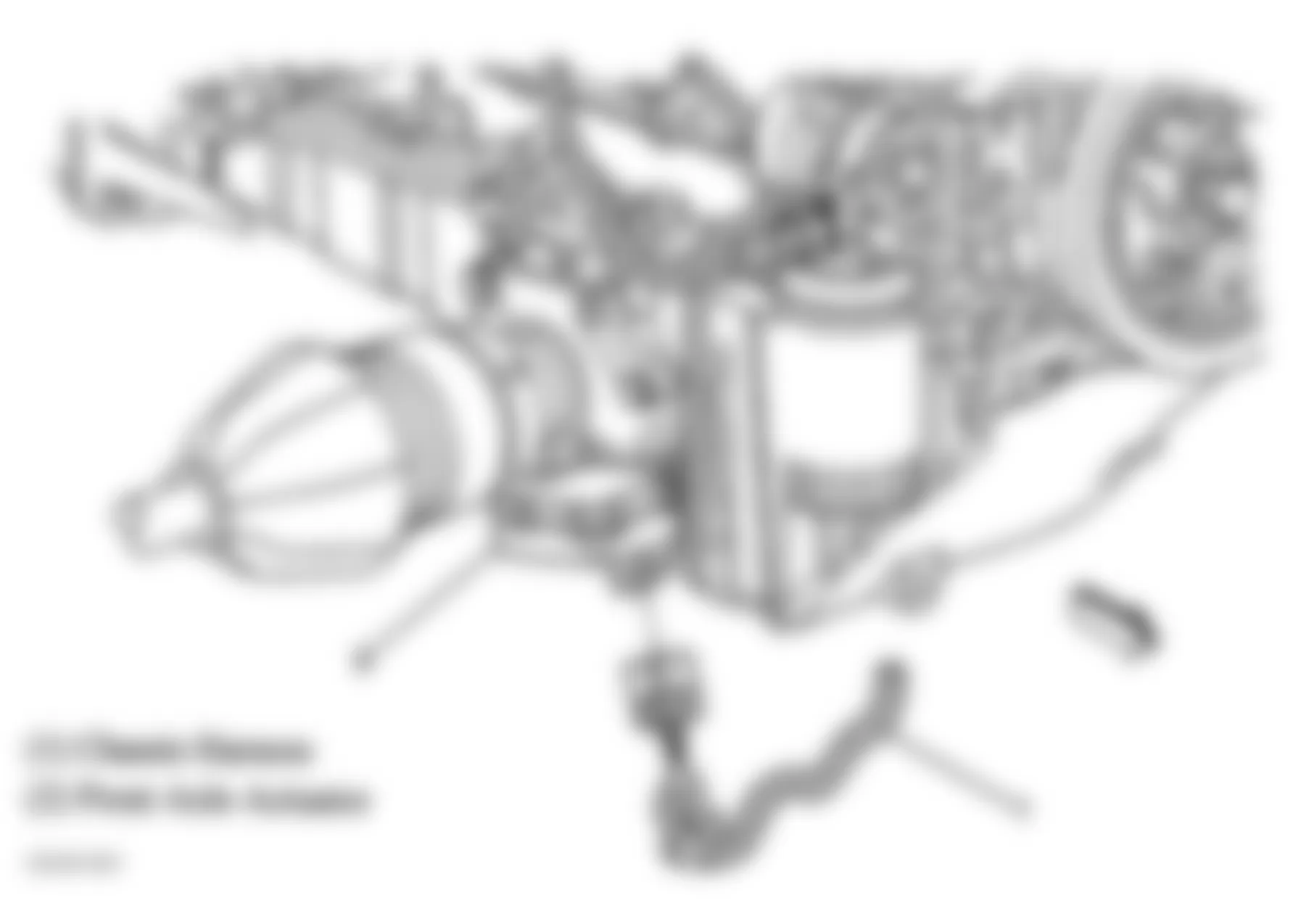 Chevrolet TrailBlazer 2009 - Component Locations -  Right Front Of Engine (4.2L)