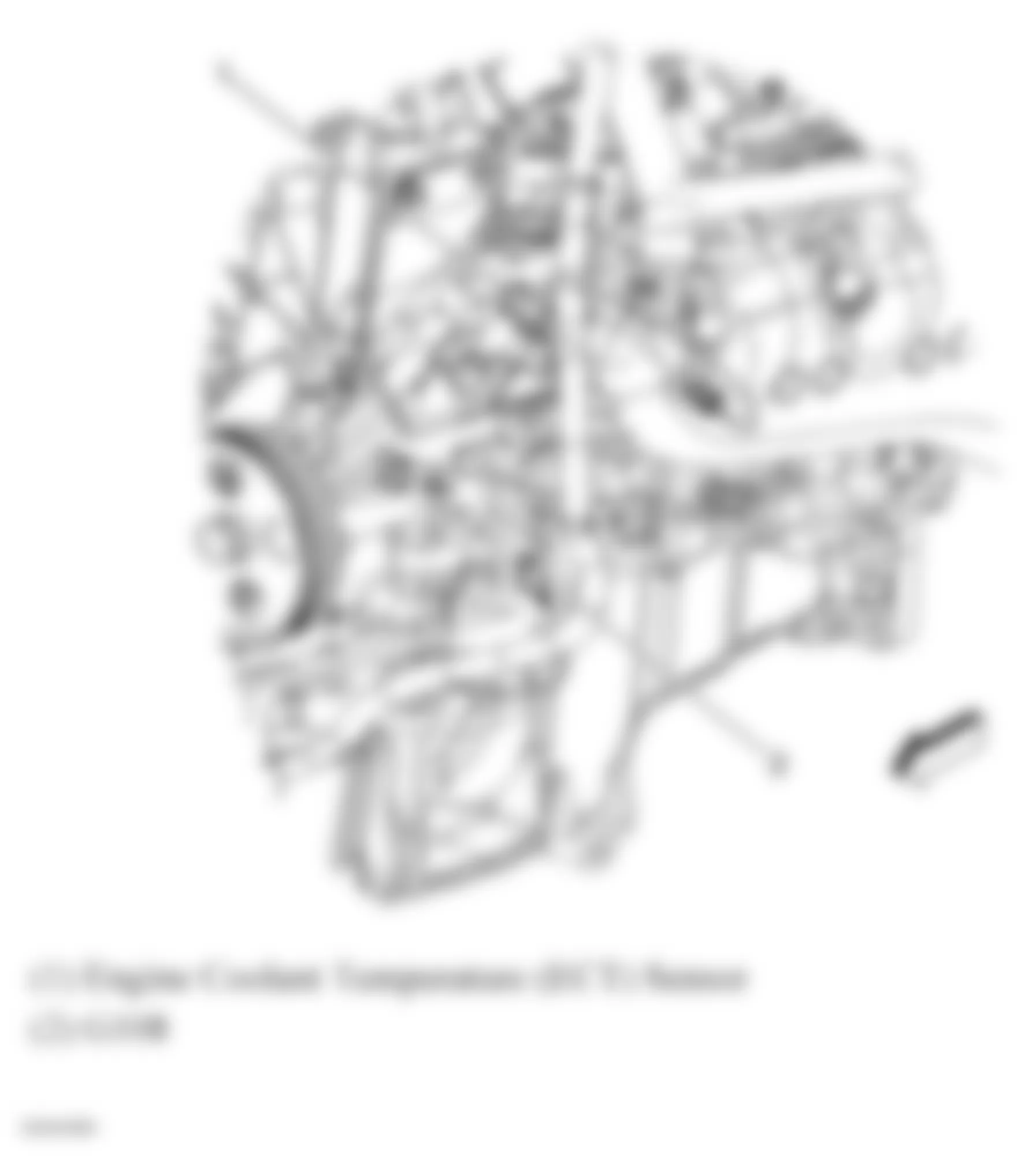 Chevrolet TrailBlazer 2009 - Component Locations -  Left Front Side Of Engine