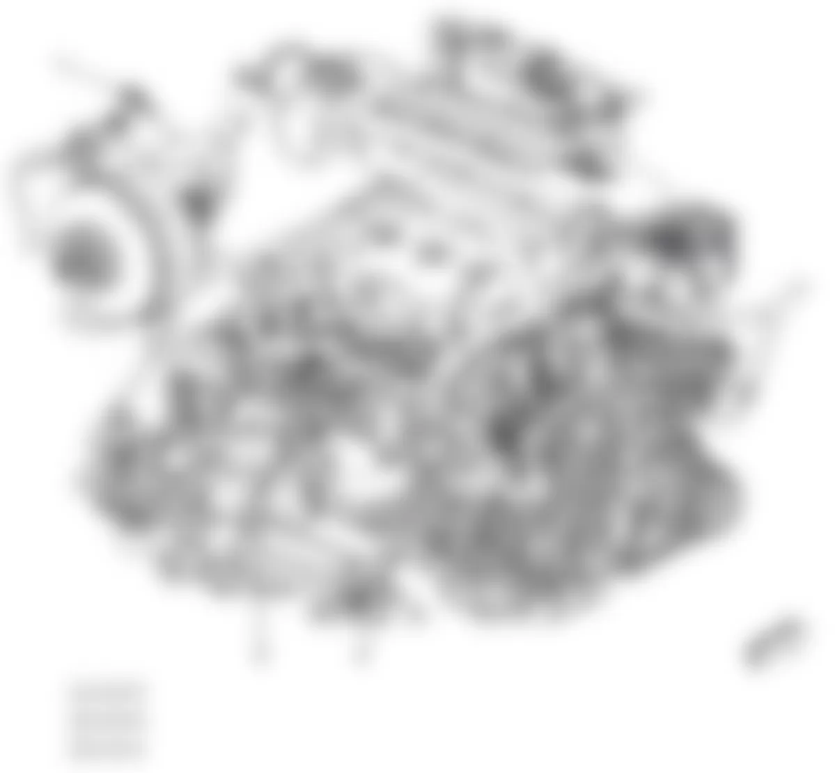 Chevrolet Traverse LS 2009 - Component Locations -  Right Side Of Engine