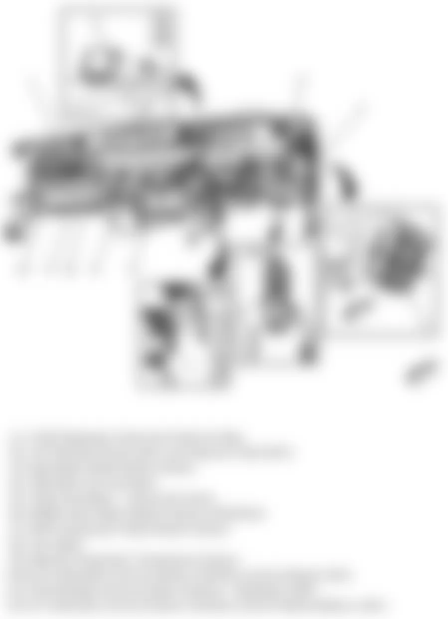 Chevrolet Camaro LS 2010 - Component Locations -  Instrument Panel