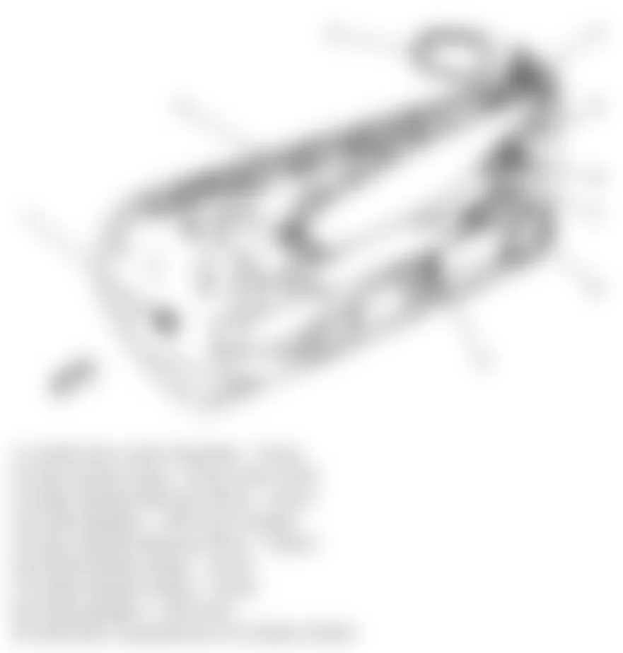 Chevrolet Camaro LS 2010 - Component Locations -  Drivers Door