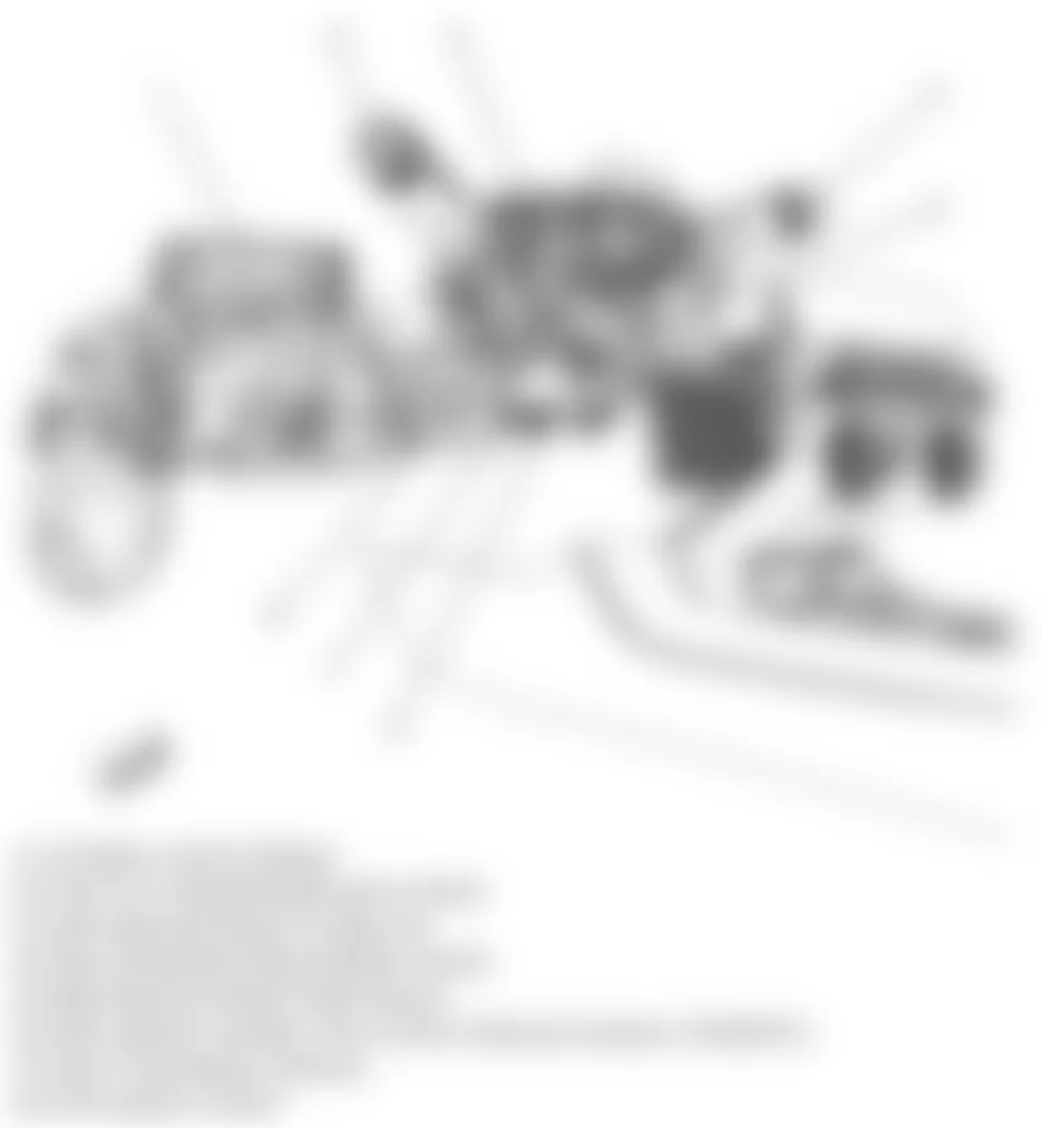 Chevrolet Camaro LS 2010 - Component Locations -  Left Center Of Instrument Panel & Steering Column