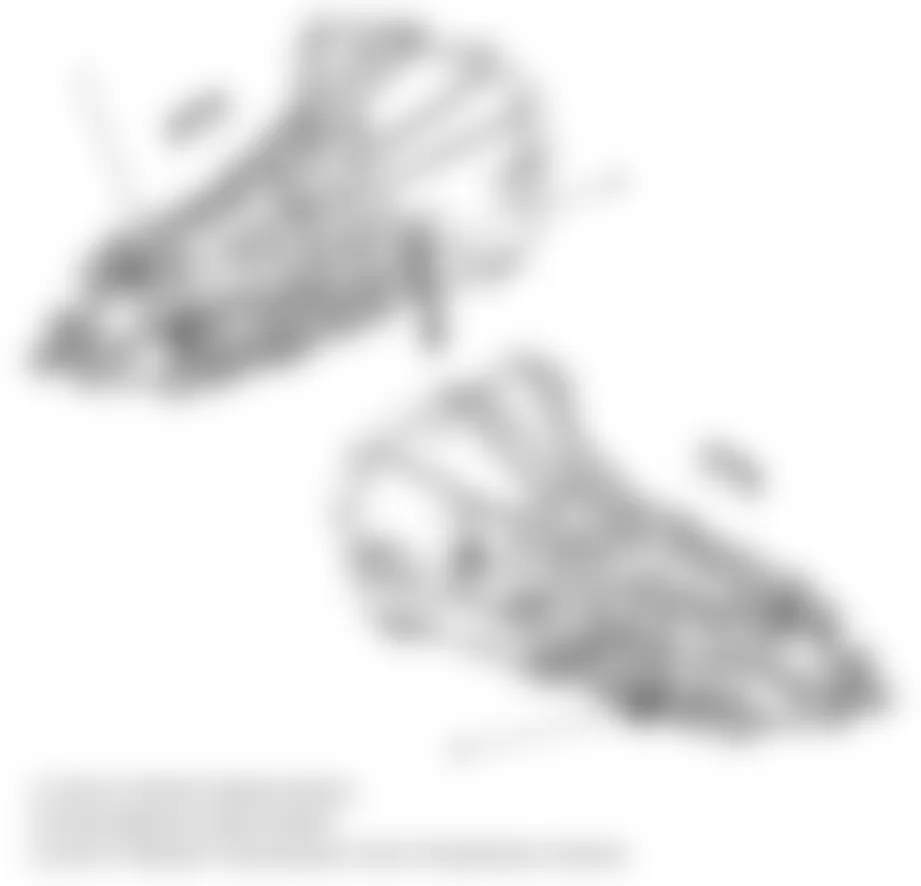 Chevrolet Camaro LS 2010 - Component Locations -  Transmission (6 Speed M/T - Aisin)