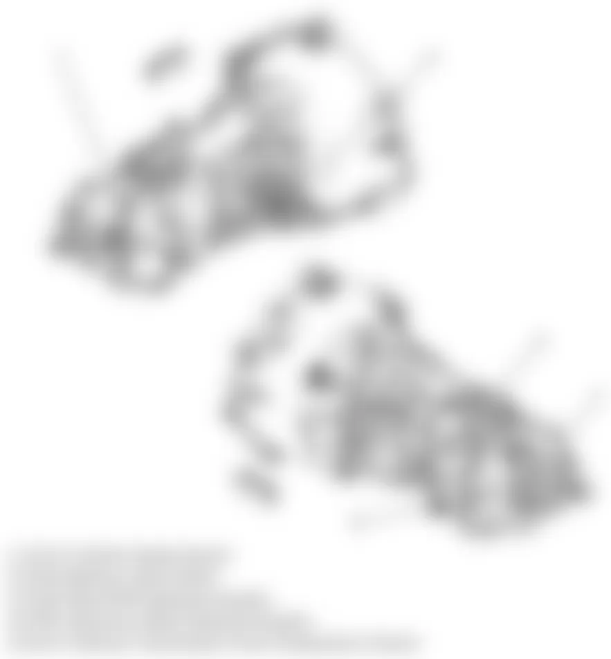 Chevrolet Camaro LS 2010 - Component Locations -  Transmission (6 Speed M/T - Tremec)