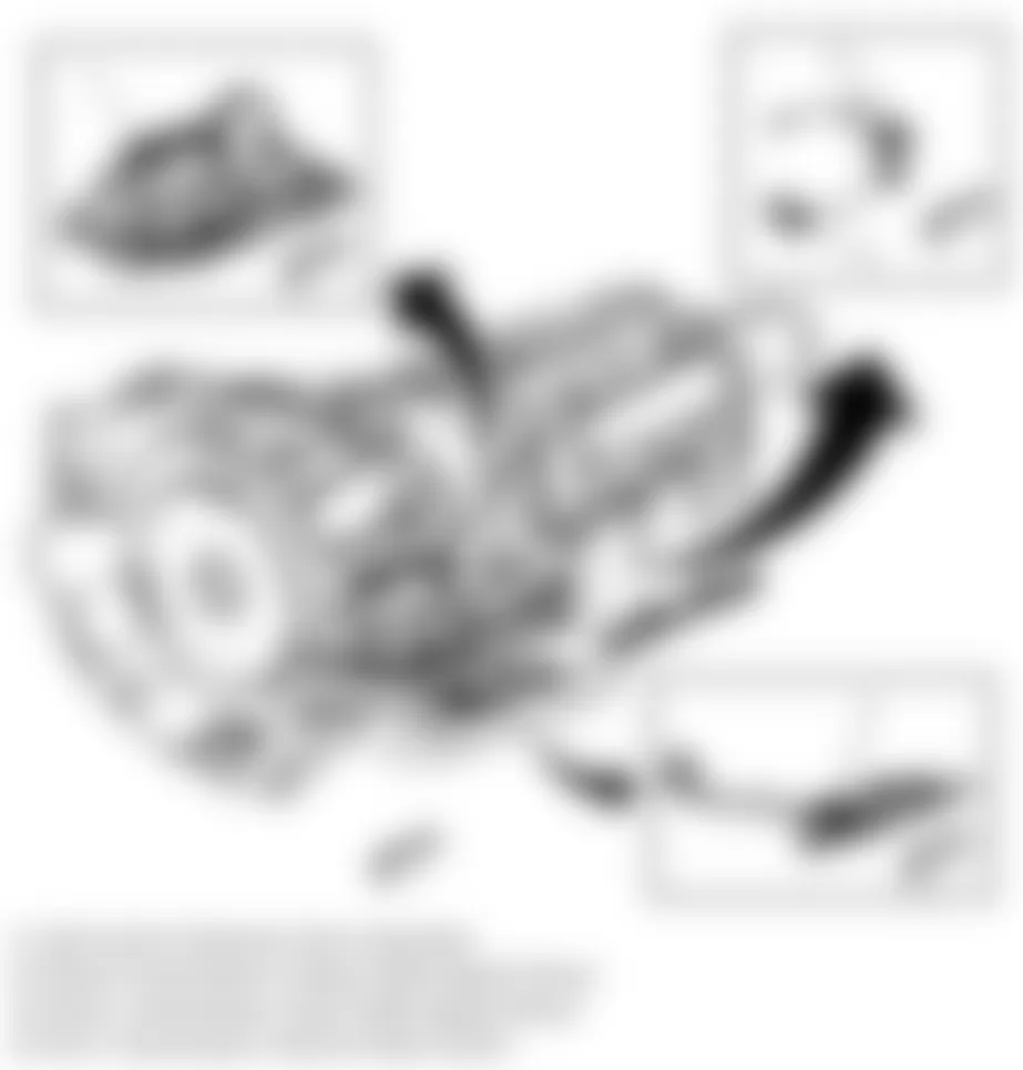 Chevrolet Camaro LS 2010 - Component Locations -  Automatic Transmission (6L50 Or 6L80)