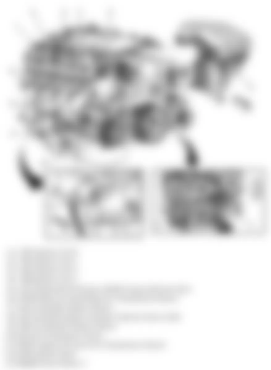 Chevrolet Camaro LS 2010 - Component Locations -  Right Side Of Engine (V8)