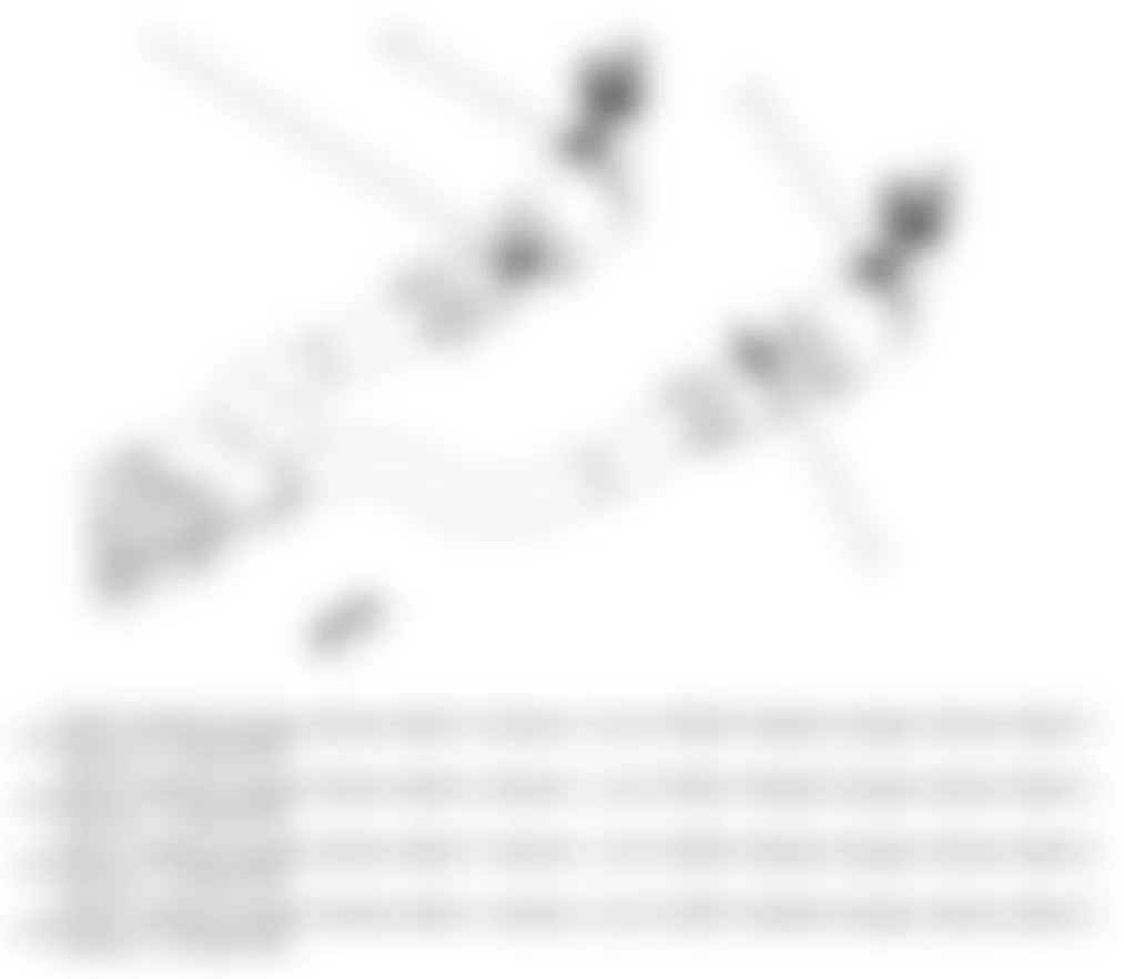 Chevrolet Camaro LS 2010 - Component Locations -  Front Of Exhaust System