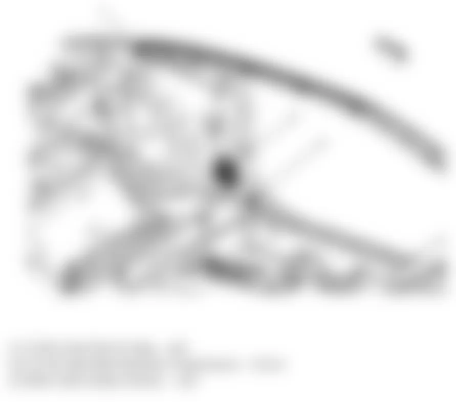 Chevrolet Camaro LS 2010 - Component Locations -  Left Side Of Passenger Compartment