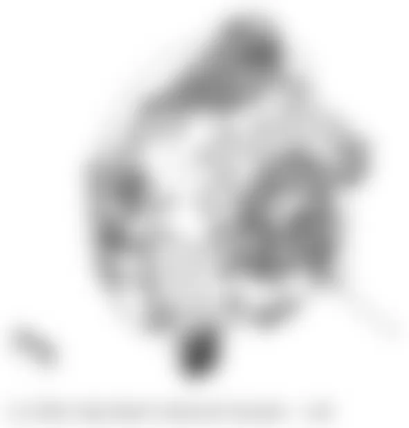 Chevrolet Camaro LS 2010 - Component Locations -  Left Headlight Assembly (Right Similar)