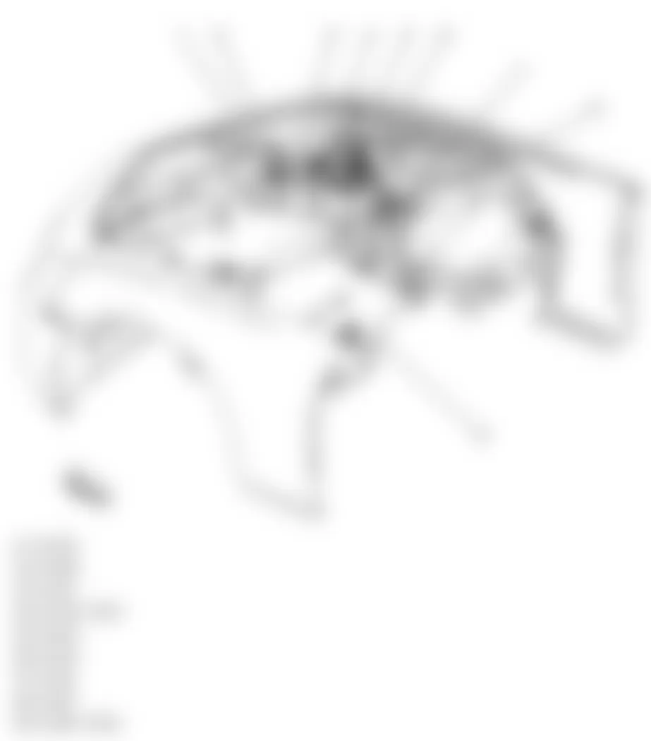 Chevrolet Camaro LS 2010 - Component Locations -  Engine Compartment