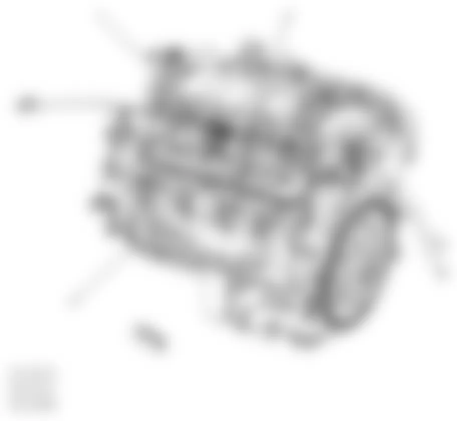 Chevrolet Camaro LS 2010 - Component Locations -  Left Side Of Engine (V8)