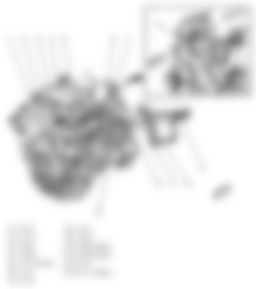 Chevrolet Camaro LS 2010 - Component Locations -  Right Side Of Engine (V6)