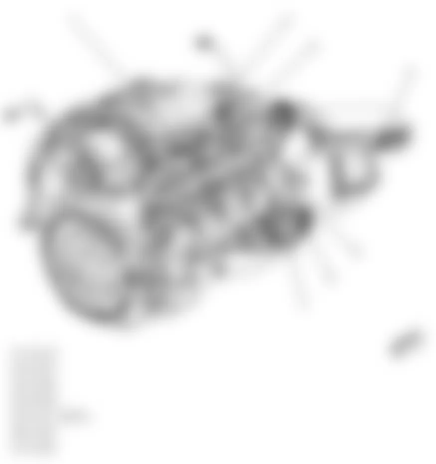 Chevrolet Camaro LS 2010 - Component Locations -  Right Side Of Engine (V8)