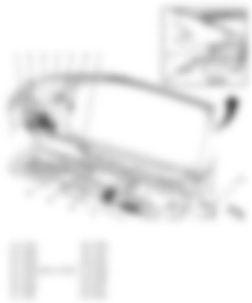 Chevrolet Camaro LS 2010 - Component Locations -  Right Side Of Passenger Compartment