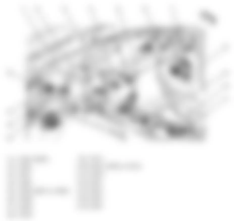 Chevrolet Camaro LS 2010 - Component Locations -  Instrument Panel