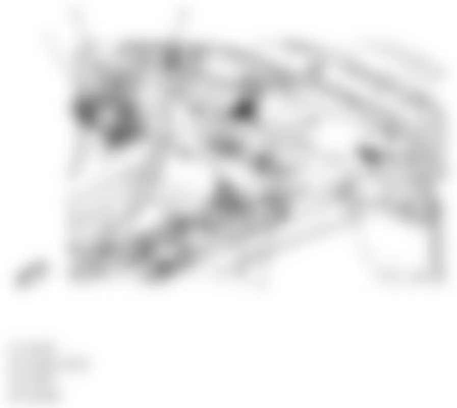 Chevrolet Camaro LS 2010 - Component Locations -  Instrument Panel