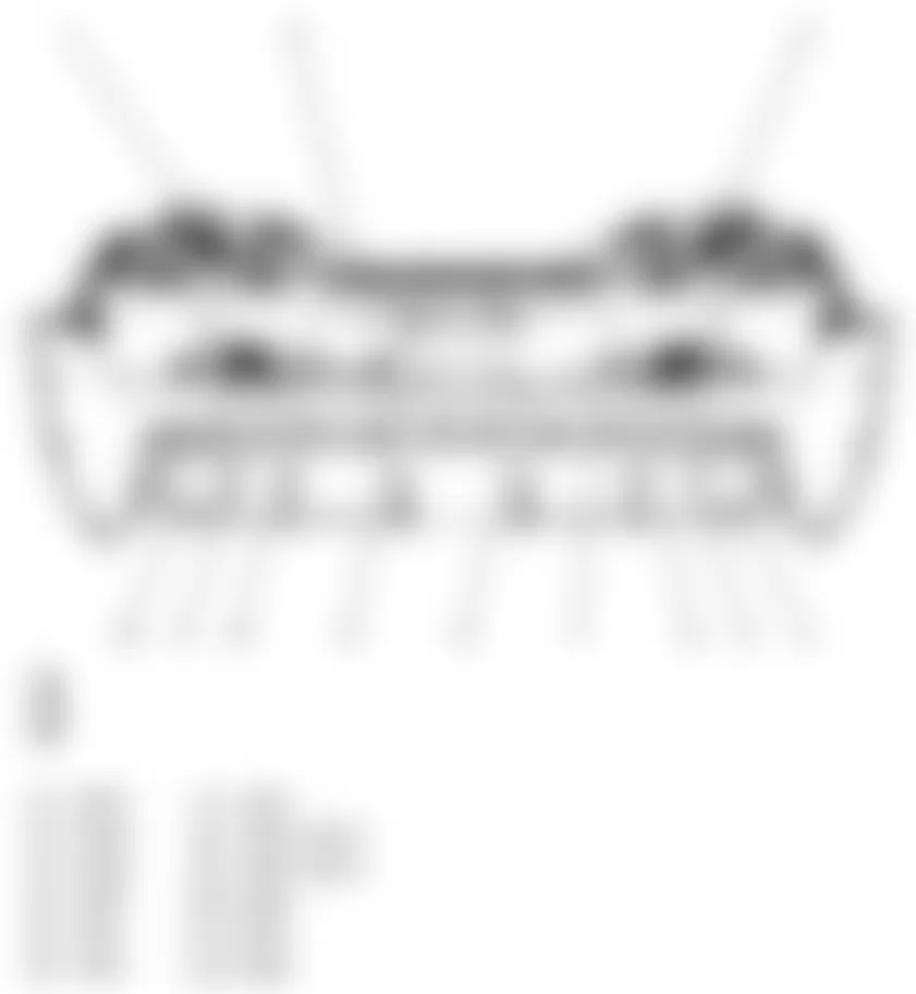 Chevrolet Camaro LS 2010 - Component Locations -  Rear Fascia