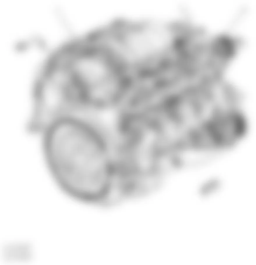 Chevrolet Camaro LS 2010 - Component Locations -  Right Side Of Engine (V8)