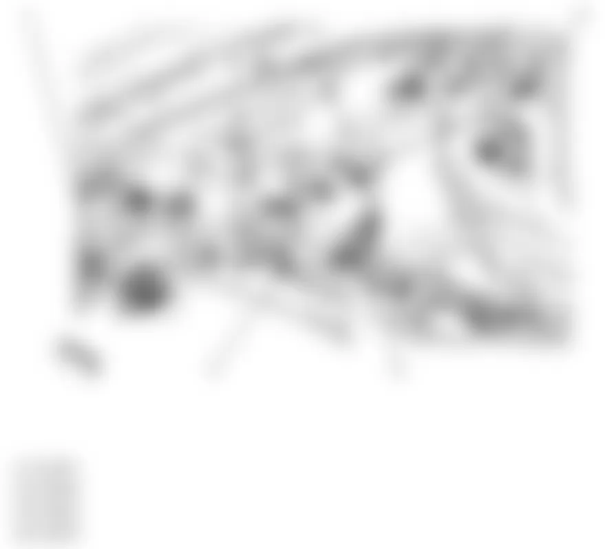 Chevrolet Camaro LS 2010 - Component Locations -  Instrument Panel