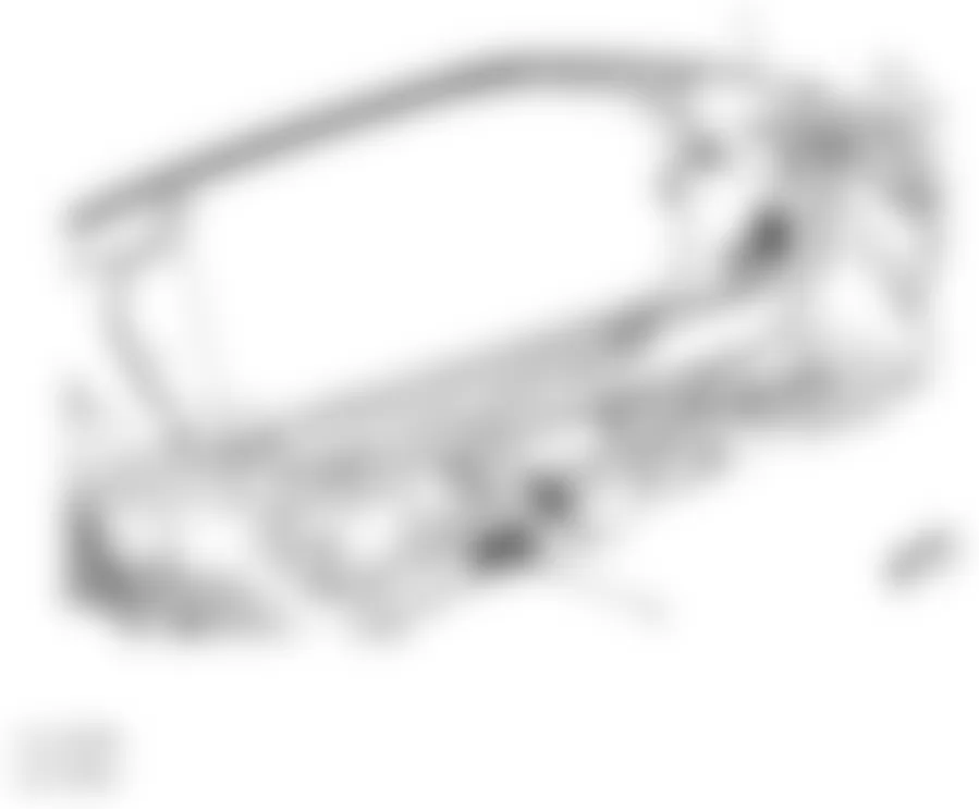 Chevrolet Camaro LS 2010 - Component Locations -  Left Side Of Passenger Compartment