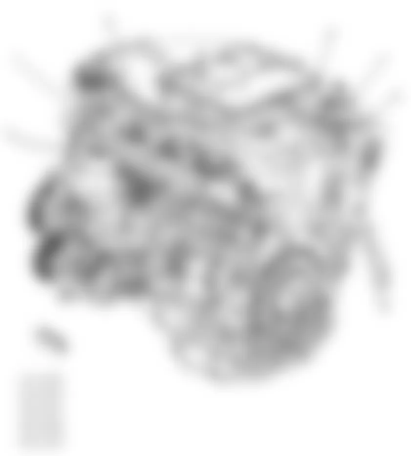 Chevrolet Camaro LS 2010 - Component Locations -  Left Side Of Engine (V6)