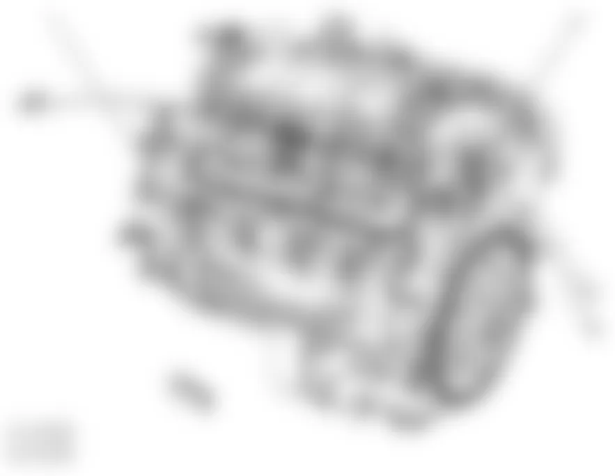 Chevrolet Camaro LT 2010 - Component Locations -  Left Side Of Engine (V8)