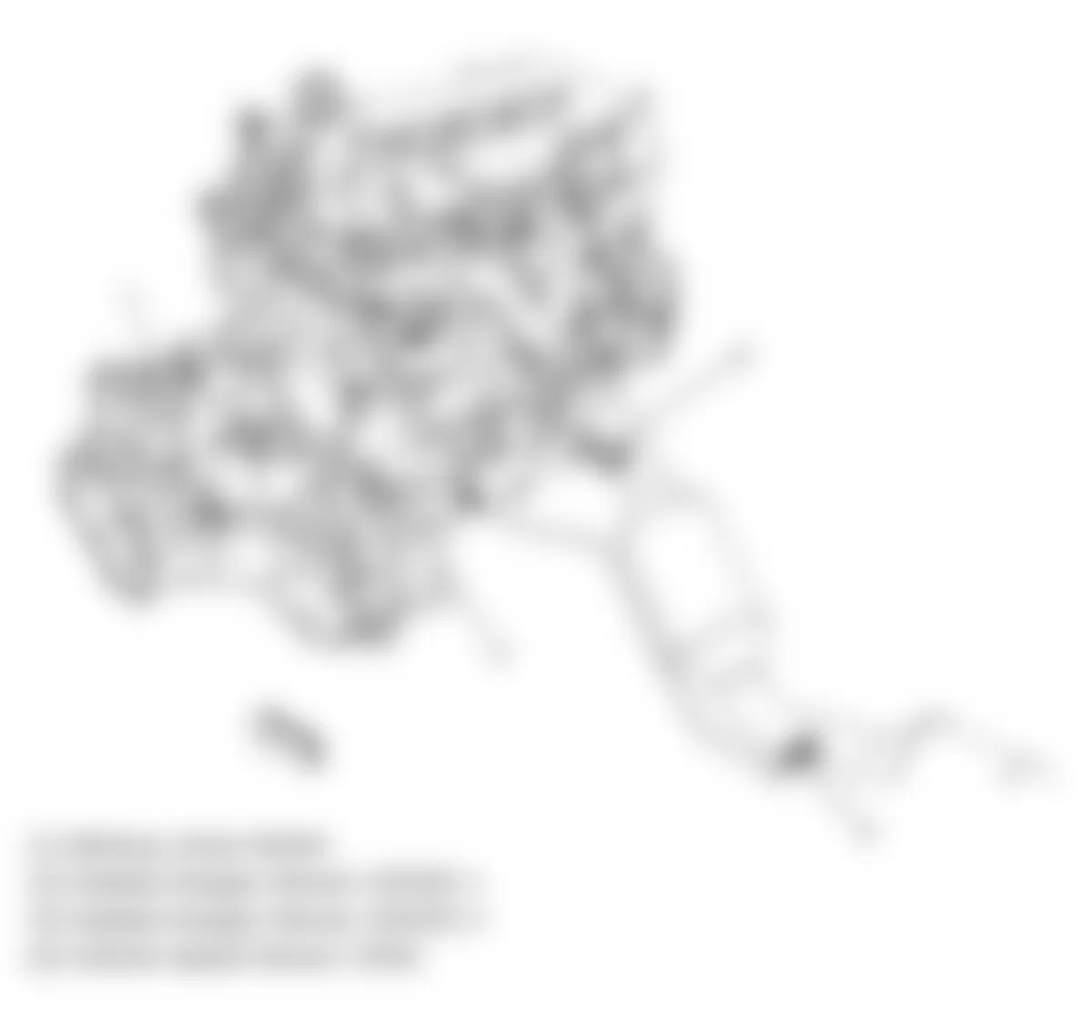 Chevrolet Cobalt LT 2010 - Component Locations -  Engine & Manual Transmission Assembly (2.2L)