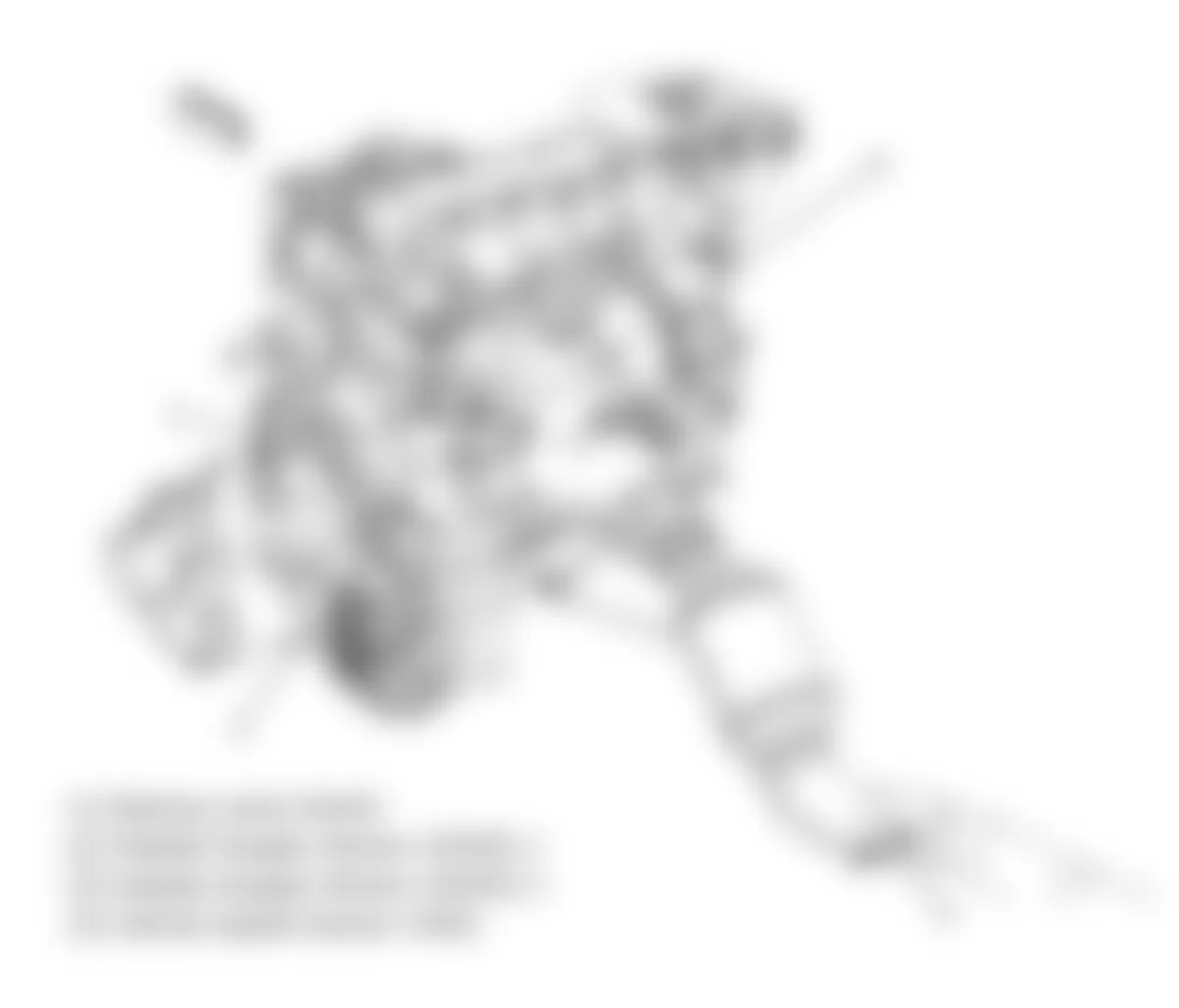 Chevrolet Cobalt LT 2010 - Component Locations -  Engine And Manual Transmission Assembly (2.0L)
