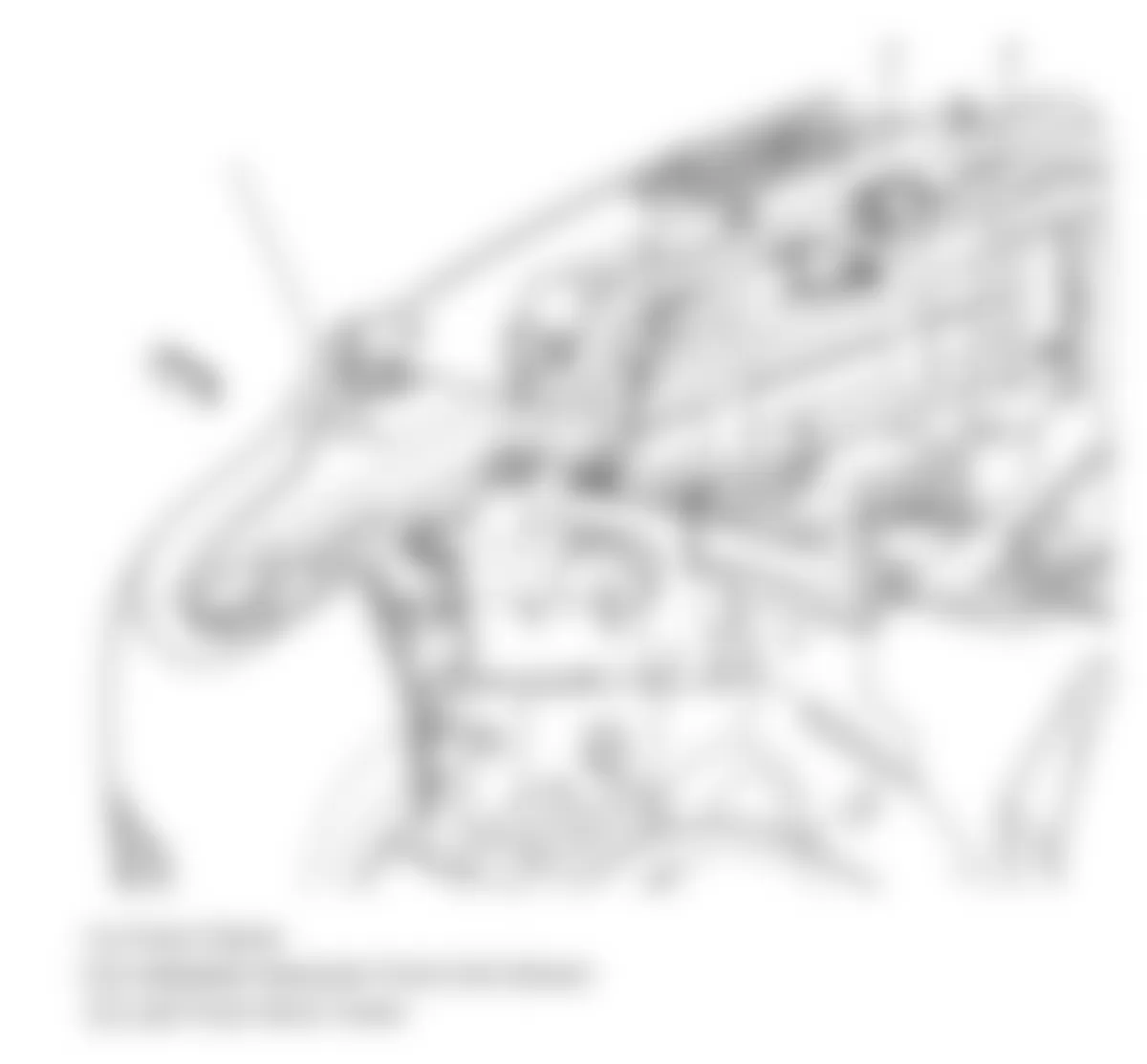 Chevrolet Cobalt LT 2010 - Component Locations -  Front Fascia