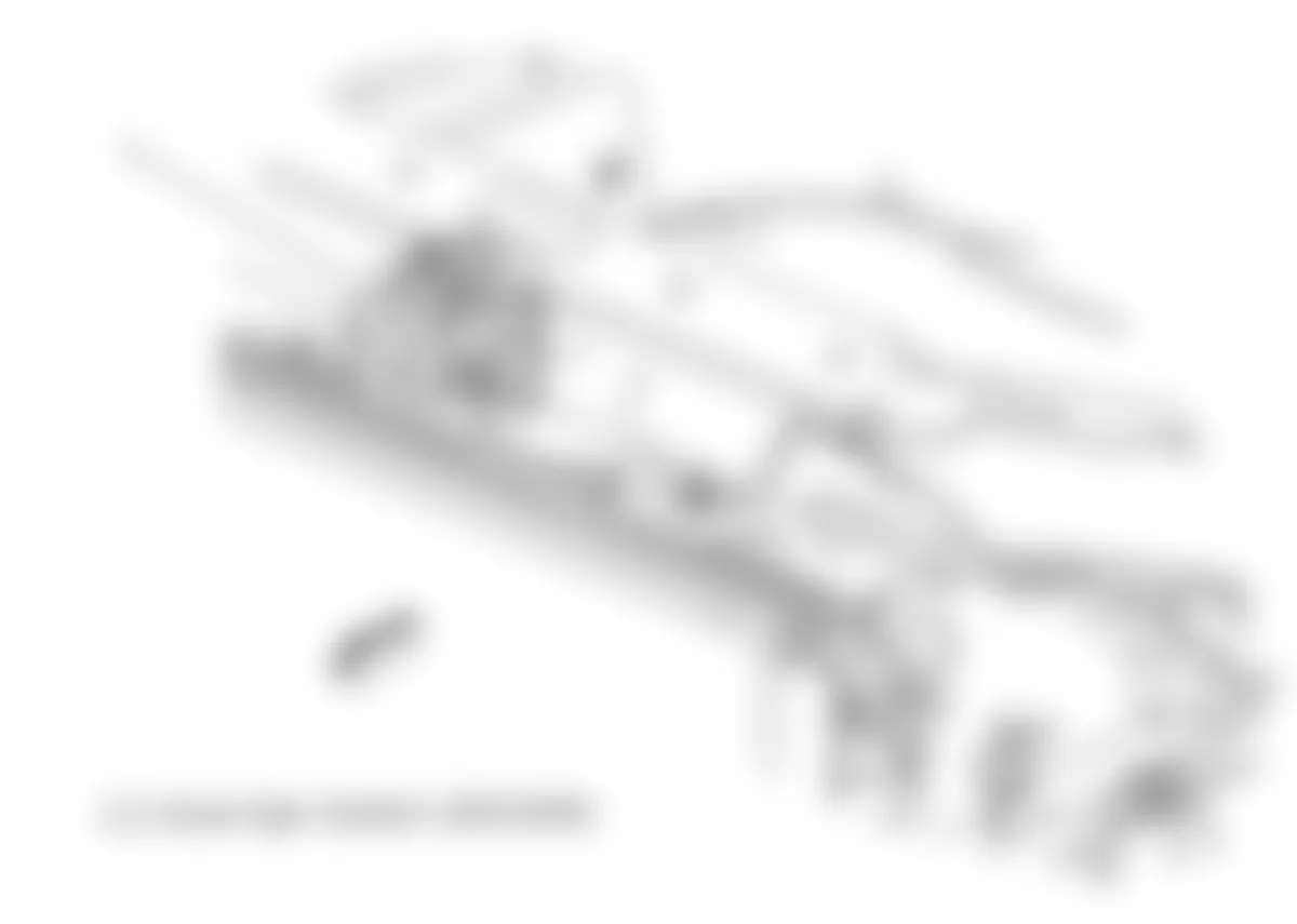 Chevrolet Cobalt LT 2010 - Component Locations -  Radiator Support